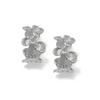 Image of Brighton Everbloom Petal Hoop Earring - Silver