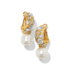 Image of Brighton Trust Your Journey Pearl Hoop Earring