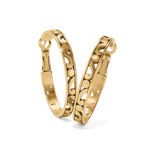 Brighton Contempo Medium Gold Hoop Earring