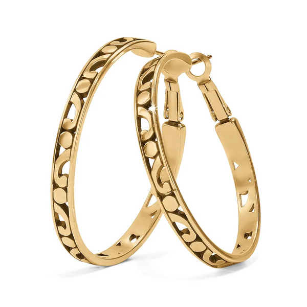 Brighton Contempo Large Gold Hoop Earring