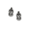 Image of Brighton Interlok Harmony Two-Tone Post Earring