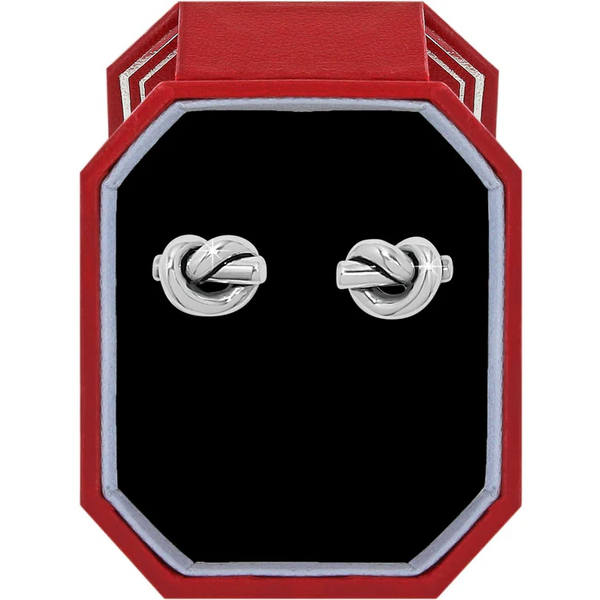 Brighton Interlok Single Knot Post Earring with Keepsake Box