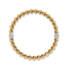 Image of Brighton Meridian Petite Gold Stretch Bracelet