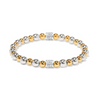 Image of Brighton Meridian Petite Two-Tone Stretch Bracelet