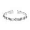 Image of Brighton Hugs & Kisses Open Hinged Bangle