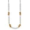 Image of Brighton Interlok Single Knot Drops Collar Necklace