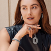 Image of Brighton Ferrara Siena Oval Necklace