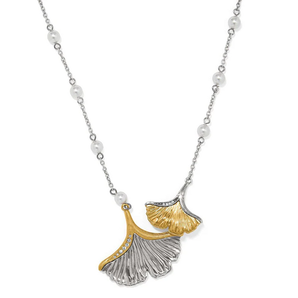Brighton Everbloom Gingko Pearl Necklace