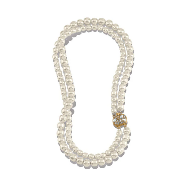 Brighton Trust Your Journey Double Pearl Necklace