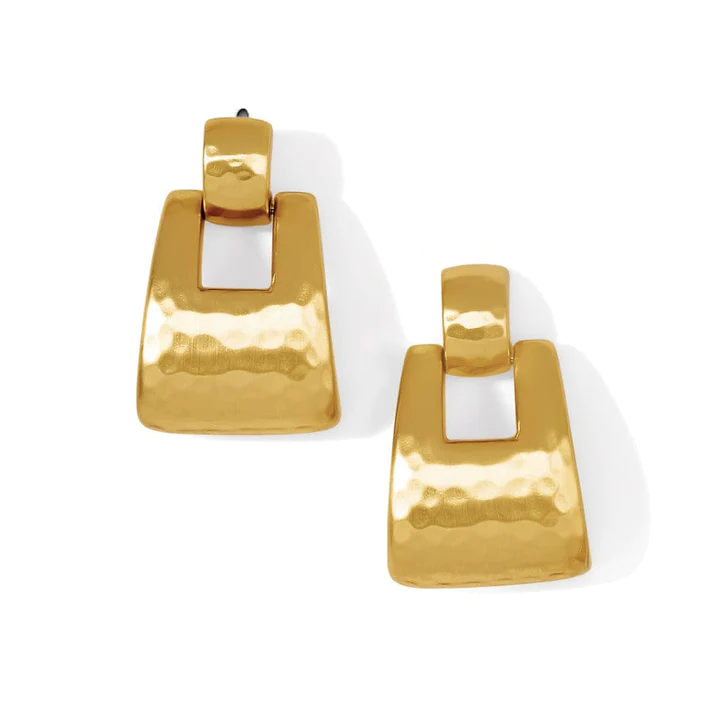 Brighton Dauphin Brushed Gold Post Earring