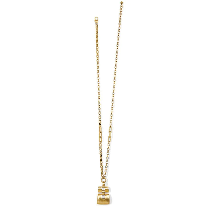 Brighton Brushed Gold Dauphin Long Necklace