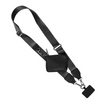 Image of Save The Girls Clip & Go Strap with RFID-Protected Zippered Pouch - Black