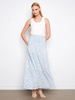 Image of Charlie B Brielle Floral Print Convertible Skirt/Dress - Blue