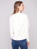 Image of Charlie B Queen of Hearts Jacquard Sweater - White