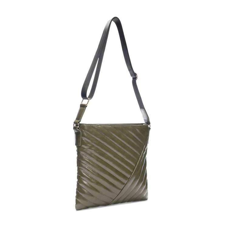 Chinese Laundry Quilted Crossbody Bag - Olive