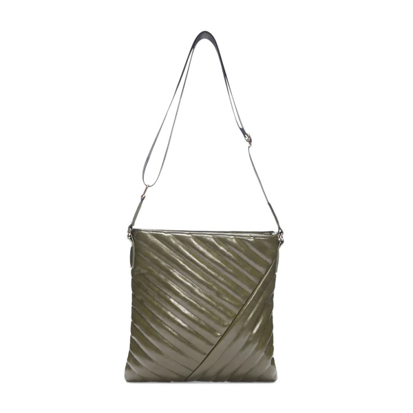 Chinese Laundry Quilted Crossbody Bag - Olive