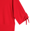 Image of Clara Sunwoo Pull-Tie Cuff Blouson Top - Red