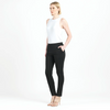 Image of Clara Sunwoo Slim Fit Straight Leg Ponte Knit Pant - Black