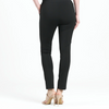 Image of Clara Sunwoo Slim Fit Straight Leg Ponte Knit Pant - Black