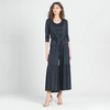 Image of Clara Sunwoo Textured Silky Knit 3 Piece Set - Black