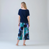 Image of Clara Sunwoo Floral Dream Print Pull On Gaucho Pant - Multicolor