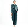 Image of Clara Sunwoo Palazzo Pant - Hunter Green