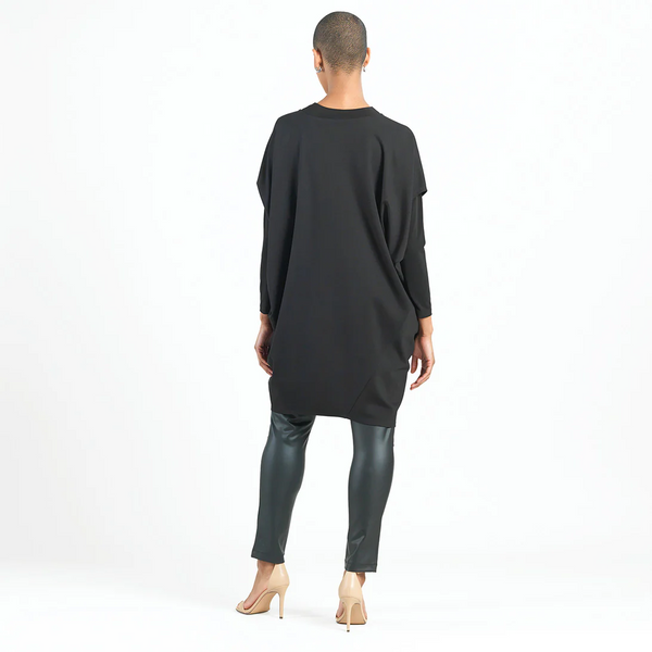 Clara Sunwoo Kaftan Pocket Dress - Black