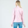 Image of Clara Sunwoo Liquid Leather Jacket - Pink