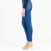 Image of Clara Sunwoo Liquid Leather Signature Skinny Pocket Pant - Cobalt