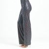 Image of Clara Sunwoo Shimmer Sequin Palazzo Pant - Silver/Black