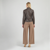 Image of Clara Sunwoo Liquid Leather Jacket - Brown