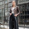 Image of Clara Sunwoo Liquid Leather Jacket - Brown