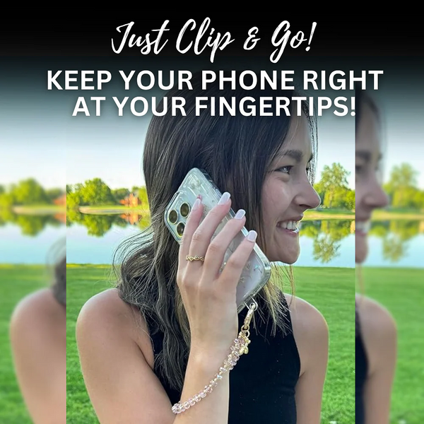 Save the Girls Clip & Go Bedazzled Wristlet - Clear