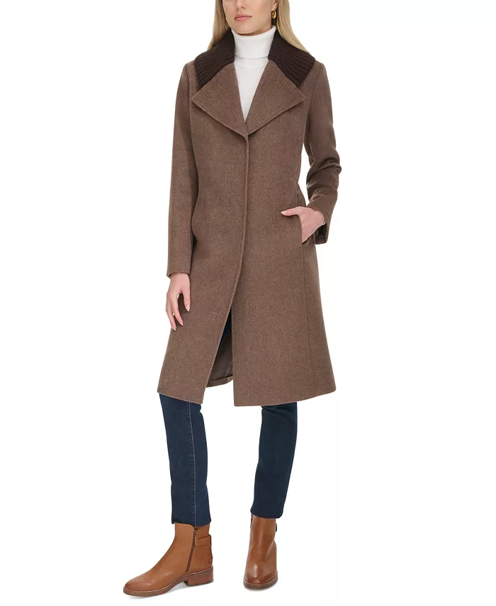 Cole haan shawl collar coat discount