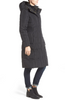 Image of Cole Haan Hooded Down Puffer Coat - Black