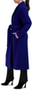 Image of Cole Haan Oversized Wool Blend Belted Longline Coat - Cobalt