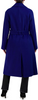 Image of Cole Haan Oversized Wool Blend Belted Longline Coat - Cobalt