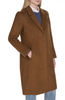 Image of Cole Haan Slick Wool Blend Walker Coat - Tobacco