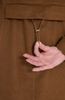 Image of Cole Haan Slick Wool Blend Walker Coat - Tobacco