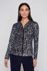 Image of Compli K Shimmer Zip Front Novelty Jacket - Multi