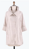 Image of Damee Shimmer Swing Jacket - Pearl White