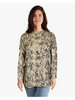 Image of Dantelle Long Sleeve Foil Print Knit Top - Snake