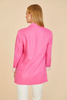 Image of Dolce Cabo Open Front Linen Blazer - Pink