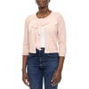 Image of Steven Guy 3/4 Sleeve Chiffon Tie Bolero - Blush