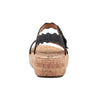 Image of Earth Shoes Slata Ankle Strap Wedge Sandals - Navy