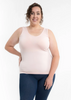 Image of Elietian Reversible Tank Curvy Fit - Blush Pink