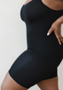 Image of Elietian Mid-Thigh Sculpting Shapewear Curvy Fit - Black