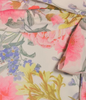 Image of Eliza J Plus Size Floral Chiffon Balloon Sleeve Faux Wrap Maxi Dress - Blush/Multicolor
