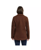 Image of Ellen Tracy Pressed Boucle Tailored Blazer Coat - Brown