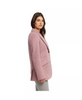 Image of Ellen Tracy Pressed Boucle Tailored Blazer Coat - Calamine